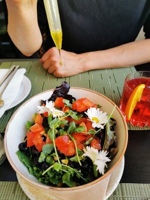 Insalata mista at NovaPizza Vegan Kitchen in Edinburgh