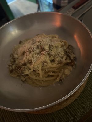Carbonara  at NovaPizza Vegan Kitchen in Edinburgh