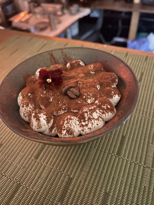 Tiramisu  at NovaPizza Vegan Kitchen in Edinburgh