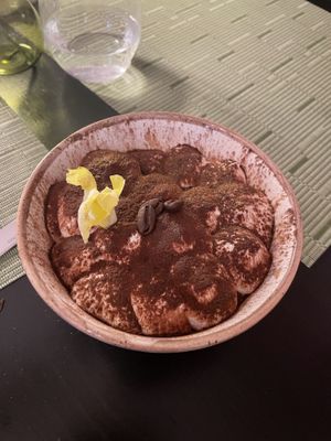 Tiramisu  at NovaPizza Vegan Kitchen in Edinburgh