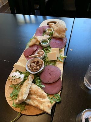 Charcuterie board  at NovaPizza Vegan Kitchen in Edinburgh