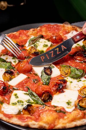 Margherita at NovaPizza Vegan Kitchen in Edinburgh