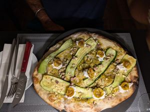 Fabiana at NovaPizza Vegan Kitchen in Edinburgh