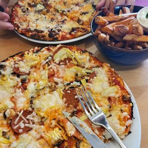 Worlds Best Pizza! at NovaPizza Vegan Kitchen in Edinburgh