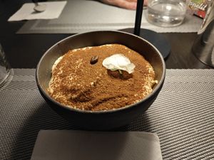 Tiramisu at NovaPizza Vegan Kitchen in Edinburgh