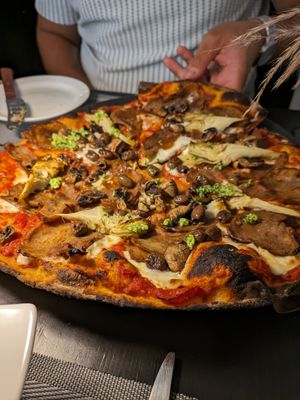 Roma pizza at NovaPizza Vegan Kitchen in Edinburgh