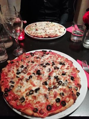 Pizzas from the Valentines Day Menu 2019.  at NovaPizza Vegan Kitchen in Edinburgh