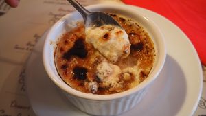 Vegan Crème Brule [£5.50] at NovaPizza Vegan Kitchen in Edinburgh