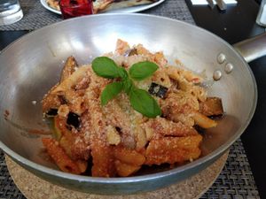 Pasta at NovaPizza Vegan Kitchen in Edinburgh