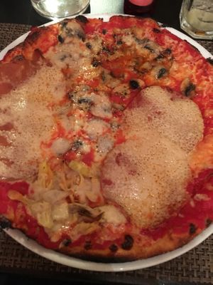 4 stagioni at NovaPizza Vegan Kitchen in Edinburgh