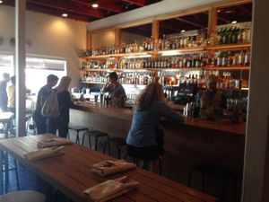 full bar at Citizen Fox - Pop up in San Francisco