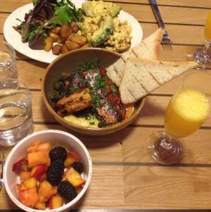 brunch spread  at Citizen Fox - Pop up in San Francisco