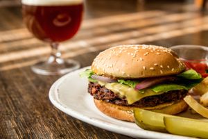 Burger and beer at Citizen Fox - Pop up in San Francisco