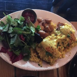 eggs Benedict  at Citizen Fox - Pop up in San Francisco