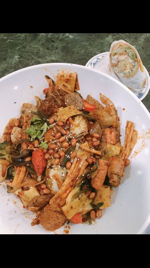 Mala & Veggie Wrap at Nature Vegetarian Delights 大自然素食 - Upper Serangoon in Northeast Singapore