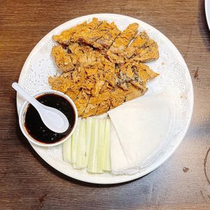 CNY menu- Signature Handmade "Suckling Pig" – Like to use my hand for eating this! Fun & yum! at Nature Vegetarian Delights 大自然素食 - Upper Serangoon in Northeast Singapore