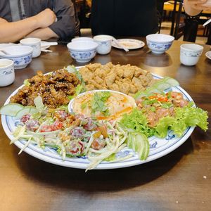 Nature’s 5 platter (cny menu) at Nature Vegetarian Delights 大自然素食 - Upper Serangoon in Northeast Singapore