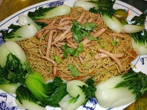 Longevity Noodle 长寿面 at Nature Vegetarian Delights 大自然素食 - Upper Serangoon in Northeast Singapore