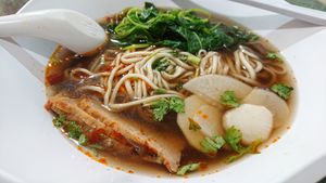 Lanzhou ramen at Nature Vegetarian Delights 大自然素食 - Upper Serangoon in Northeast Singapore