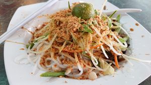 fragrant spicy cold noodles at Nature Vegetarian Delights 大自然素食 - Upper Serangoon in Northeast Singapore