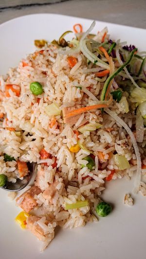 Yangzhou fried rice at Nature Vegetarian Delights 大自然素食 - Upper Serangoon in Northeast Singapore