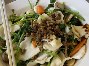 Dry mee hoon kueh at Nature Vegetarian Delights 大自然素食 - Upper Serangoon in Northeast Singapore