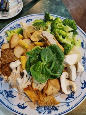 Various ingredients ~ at Nature Vegetarian Delights 大自然素食 - Upper Serangoon in Northeast Singapore