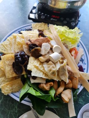 Yummy ingredients!! ~ 13/1/22 at Nature Vegetarian Delights 大自然素食 - Upper Serangoon in Northeast Singapore