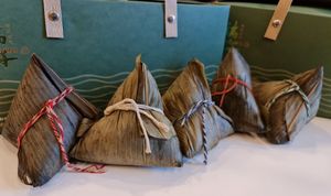 Assorted Vegan Rice Dumplings  ~ 9/5/22 at Nature Vegetarian Delights 大自然素食 - Upper Serangoon in Northeast Singapore