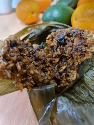 Traditional Salty Dumpling ~ really salty! ~ 10/5/22 at Nature Vegetarian Delights 大自然素食 - Upper Serangoon in Northeast Singapore