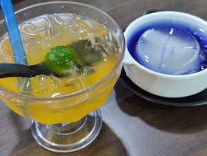 calamansi aiyu jelly with aloe vera  at Nature Vegetarian Delights 大自然素食 - Upper Serangoon in Northeast Singapore