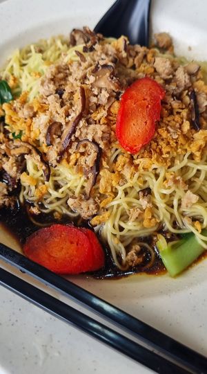 Bak chor mee at Nature Vegetarian Delights 大自然素食 - Upper Serangoon in Northeast Singapore