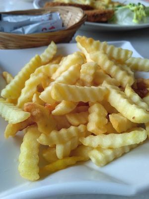 Fries at Nature Vegetarian Delights 大自然素食 - Upper Serangoon in Northeast Singapore