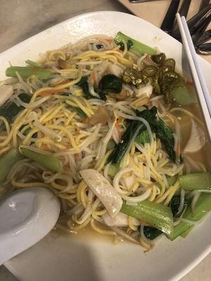 hokkien mee at Nature Vegetarian Delights 大自然素食 - Upper Serangoon in Northeast Singapore