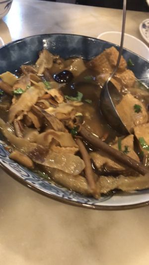 HERBAL CHICKEN SO GOOD so many herbs and mock meat slices and very flavourful  at Nature Vegetarian Delights 大自然素食 - Upper Serangoon in Northeast Singapore