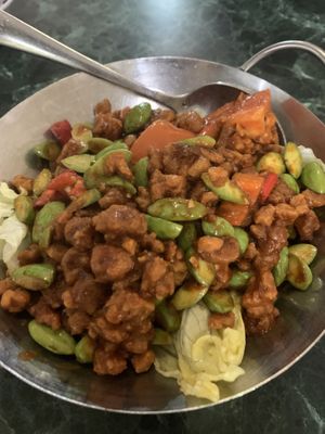 Petai with Dou Hua at Nature Vegetarian Delights 大自然素食 - Upper Serangoon in Northeast Singapore