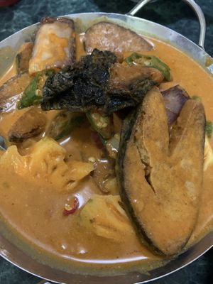 Assam Curry Fish  at Nature Vegetarian Delights 大自然素食 - Upper Serangoon in Northeast Singapore