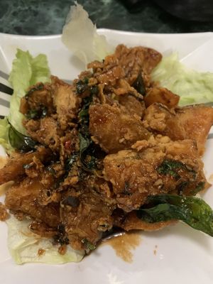 Pumpkin with Marmite Sauce at Nature Vegetarian Delights 大自然素食 - Upper Serangoon in Northeast Singapore