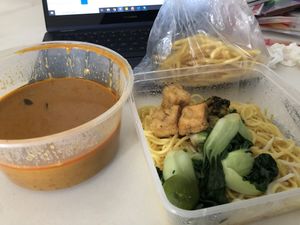 All pack separately  at Nature Vegetarian Delights 大自然素食 - Upper Serangoon in Northeast Singapore