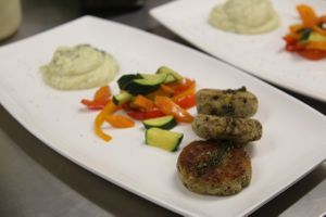 Vegan Azuki balls at Flora in Verona