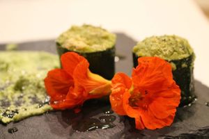 Zucchine Veg Sushi at Flora in Verona