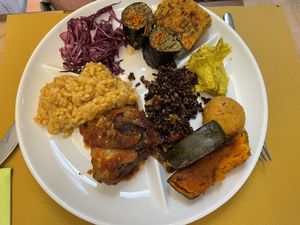 All vegan buffet! at Flora in Verona