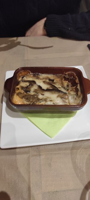 Parmigiana vegan at Flora in Verona