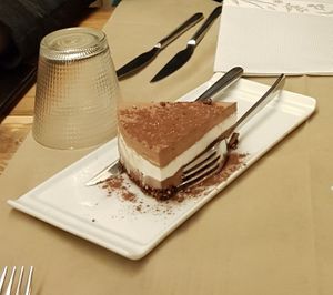 Mousse aux chocolat at Flora in Verona