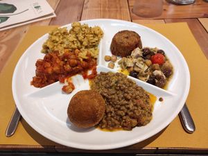 Buffet at Flora in Verona