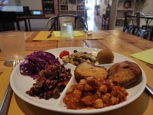 Buffet at Flora in Verona