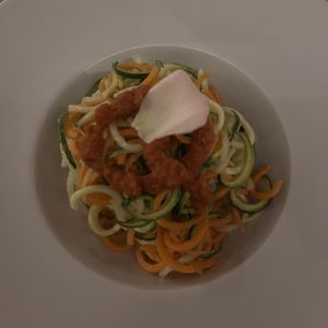 Spaghetti crudisti  at Flora in Verona