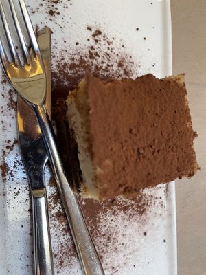 The tiramisu.￼  at Flora in Verona