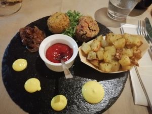 Bis burger at Flora in Verona