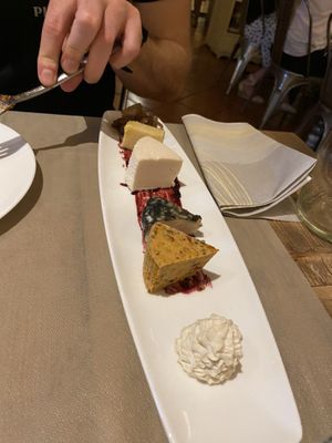 Cheese selection   at Flora in Verona